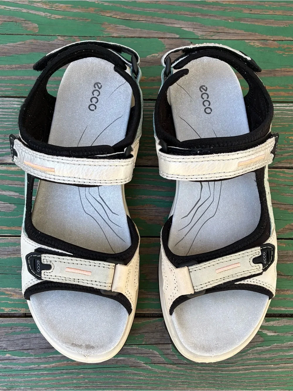 Ecco Women Sandals US 10 EU 41 Offroad Multicolor Outdoor Trail Hiking Shoes